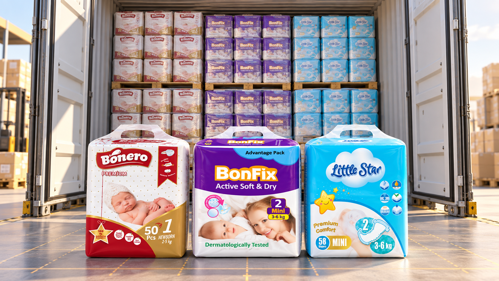 How to Optimize Container Loading When Importing Diapers